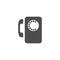 Payphone icon on white background