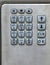 Payphone keypad.