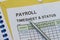 Payroll timesheet