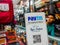 paytm application online payment gateway bar code displayed on showroom in india Dec 2019