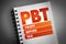 PBT - Profit Before Tax acronym