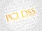PCI DSS - Payment Card Industry Data Security Standard acronym word cloud, IT Security concept background