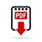 Pdf document download icon