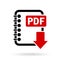 Pdf file download icon