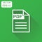 PDF format download icon. Business concept pdf pictogram. Vector