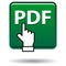 Pdf web icon green square button