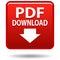 Pdf web icon red square button