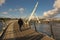 The Peace Bridge. Derry Londonderry. Northern Ireland. United Kingdom