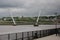 Peace Bridge in Londonderry, aka Derry, Northern Ireland