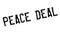 Peace Deal rubber stamp