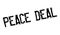 Peace Deal rubber stamp