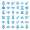 Peace earth and society unusual vector icons set, symbol