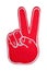 Peace Foam Fingers