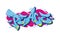 Peace font in graffiti style. Vector illustration.