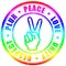 Peace hippy symbol