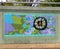 Peace Sign With Flowers Mural On James Road in Memphis, Tennessee.