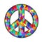 Peace Sign Glass