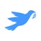 Peace Symbol Dove Carrying Branch Symbol Design