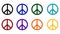 Peace symbols - cdr format