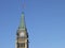 Peace Tower and Blue Sky