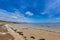 Peaceful afternoon at Dunalley Beach, Frederic Henry Bay, east c