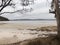 Peaceful beach at Port Arthur