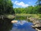 Peaceful Beaver Pond in Gatineau Park on the Canadian Shield near Ottawa in Quebec, Canada