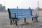 Peaceful Bench Seat in beach side view, Dubai.