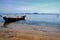 Peaceful boat on the beach of Rabbit Island