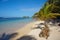 Peaceful Caribbean beach in Panama