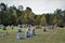 Peaceful Cemetery on Top of the Hill