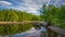 Peaceful Coldwater Lake On A  Beautiful Spring Day