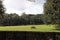 Peaceful Field with accompanying outdoor picnic table