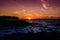 Peaceful Island Shoreline Sunset