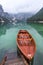 Peaceful lake scene at Lago di Braies.