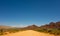 A peaceful landscape in the desert