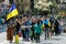 Peaceful march of refugees in support of Ukrainians affected by Russian aggression took place in Uzhhorod