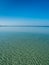 Peaceful Mediterranean Sea on the beach