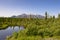 Peaceful river in the Yukon