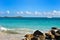 A peaceful scene at Oriental Beach in Saint Martin