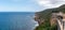 Peaceful shoreline of Cape Spartel near Tangier