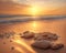 Peaceful Sunrise Beach: Seashore Tranquility