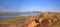 Peaceful and tranquil marsh of Bolsa Chica wetlands