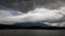 Peaceful view of Mount Fuji with cloudy sky