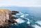 Peacefull Blue ocean and Irish Cliffs