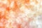 peach background with white transparent flowers , in the style of unearthly abstraction, with spectacular lighting, the concept of