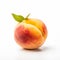 peach fruit on background