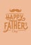 Peach Happy Father\\\'s Day Flyer