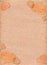 Peach paper with pattern in form of retro hearts. Love. Valentine\'s Day