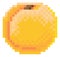 Peach Pixel Art 8 Bit Video Game Fruit Icon